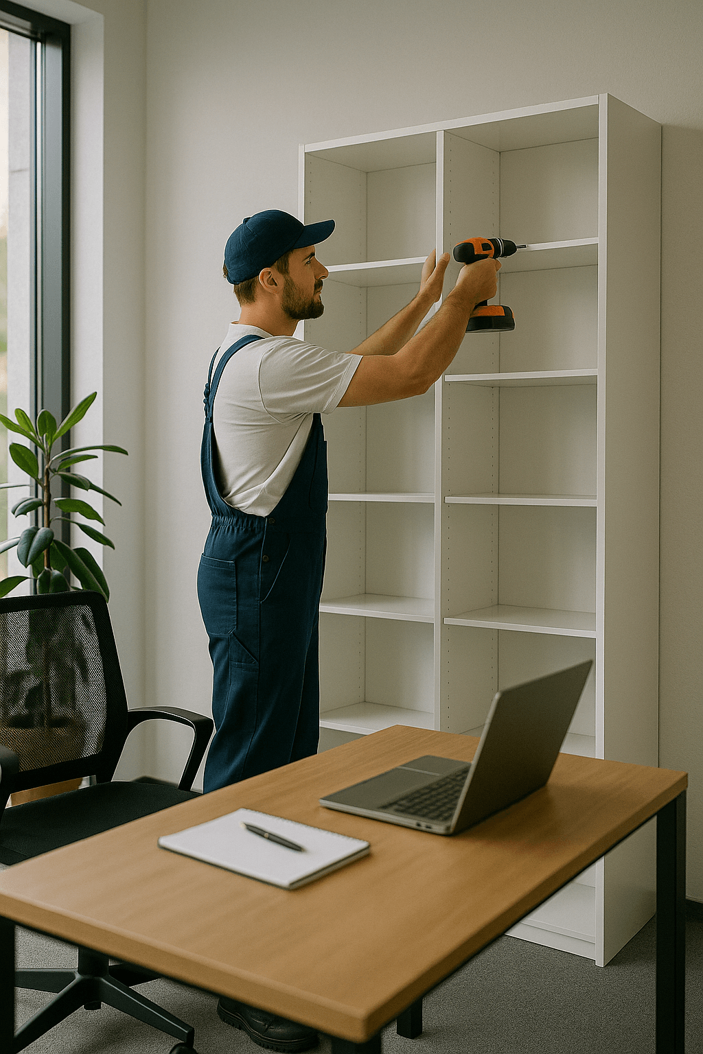 Büroumzug-München_Wandmontage